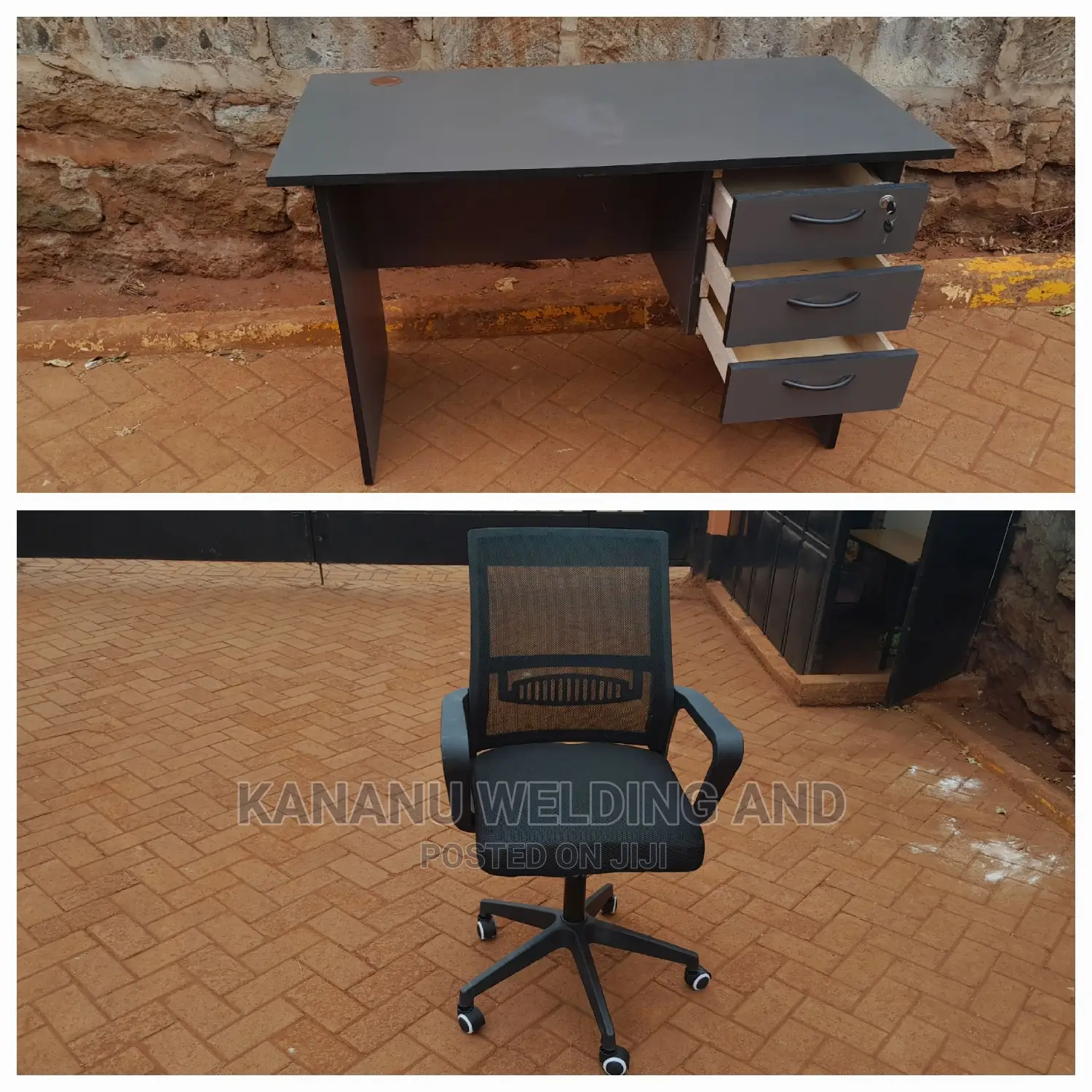 Office Desk and Office Chair