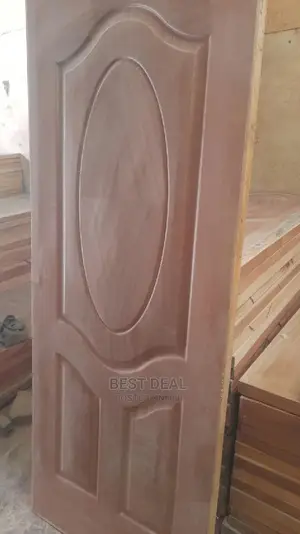 Wood Laminate Mahogany Door