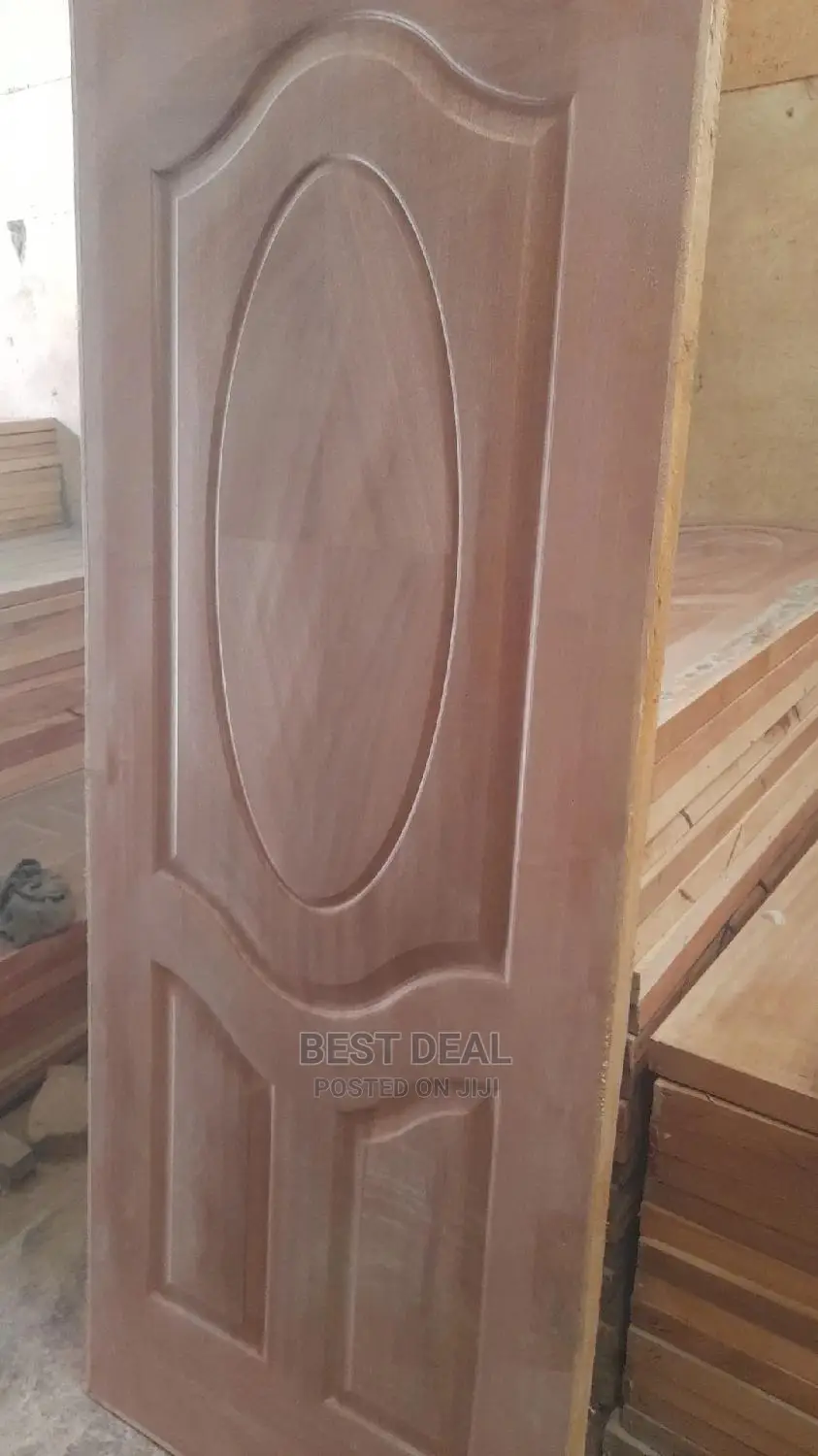 Wood Laminate Mahogany Door