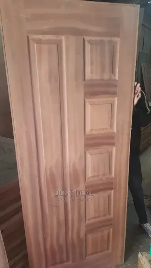 Wood Laminate Mahogany Door