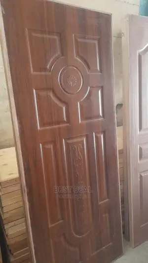 Wood Laminate Mahogany Door