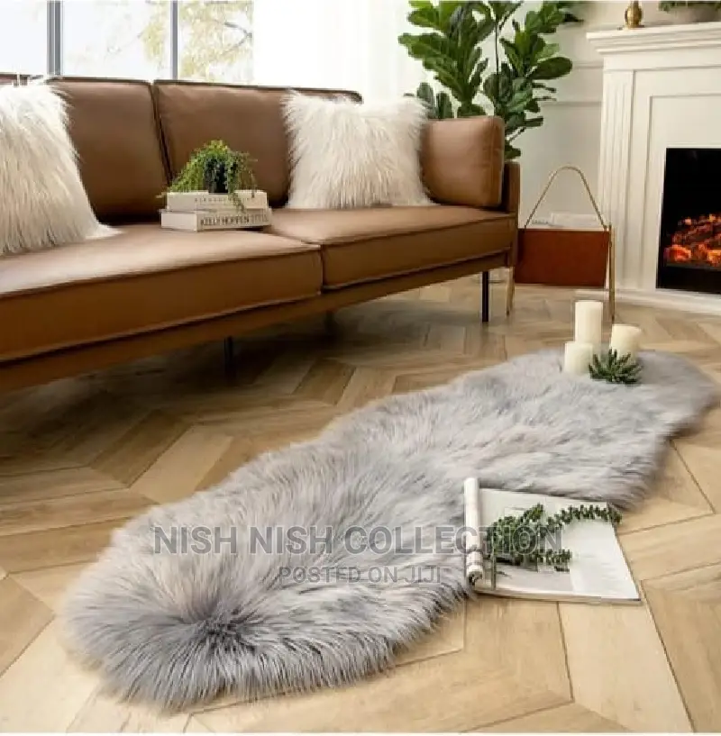 Fur Bedside Mat