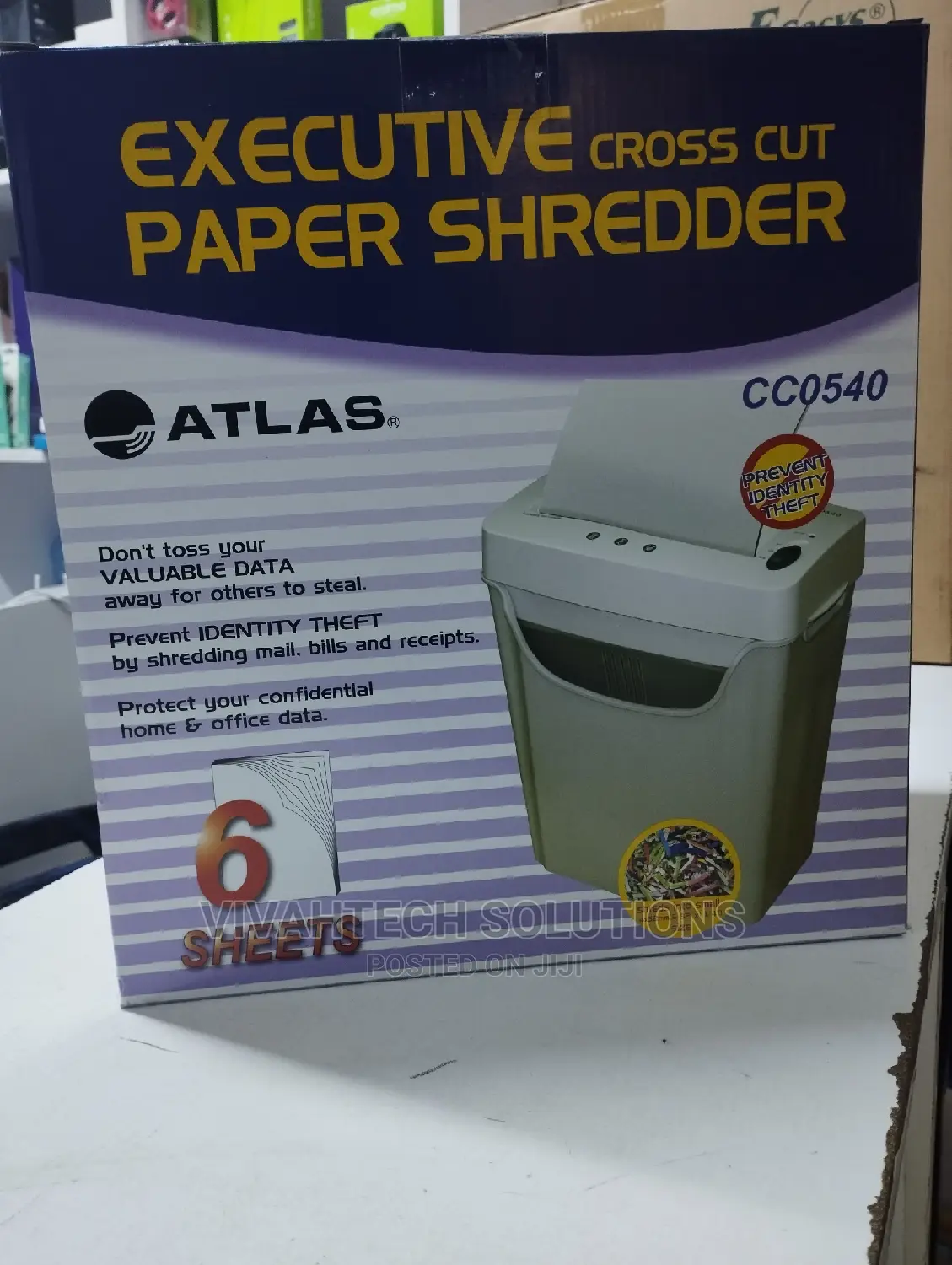 Atlas^Atlas^Atlas^6 Sheets (CC0540) Paper Shredder