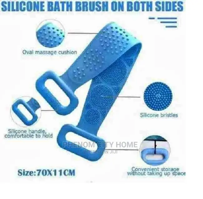 Shower Silicon Back Scrub and Massager