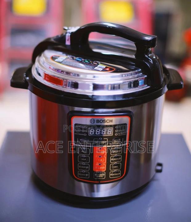 6 Litres Bosch Electric Pressure Cooker. - main view