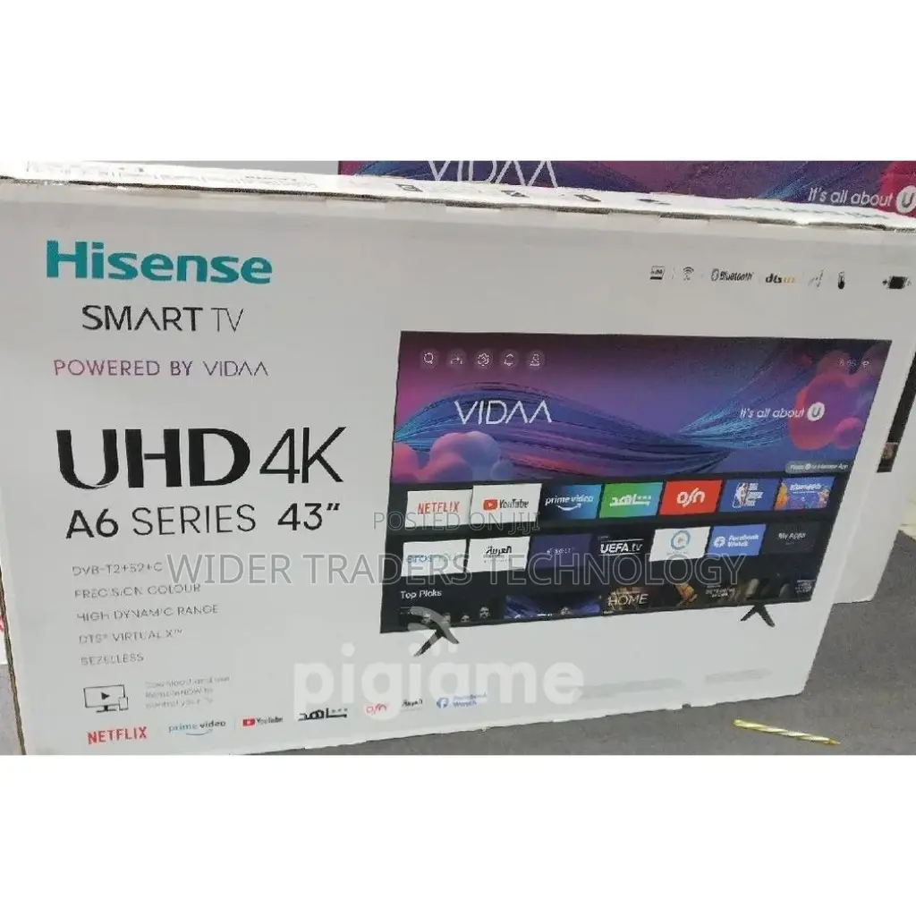 Hisense 43 Inch 43a6 Smart FHD 1080p Tv