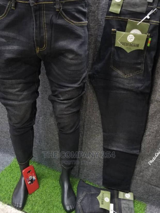 Men Designer Casual Denim Classic Jeans - thumbnail 2