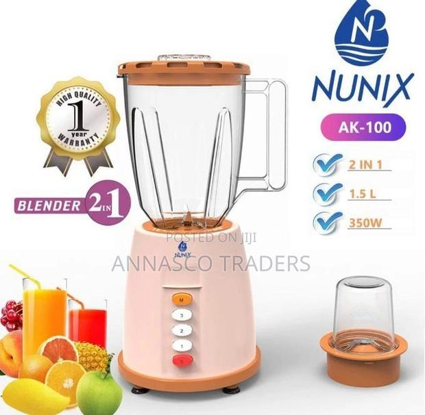Nunix AK-100,2in1 Blender With Grinding Machine1.5L