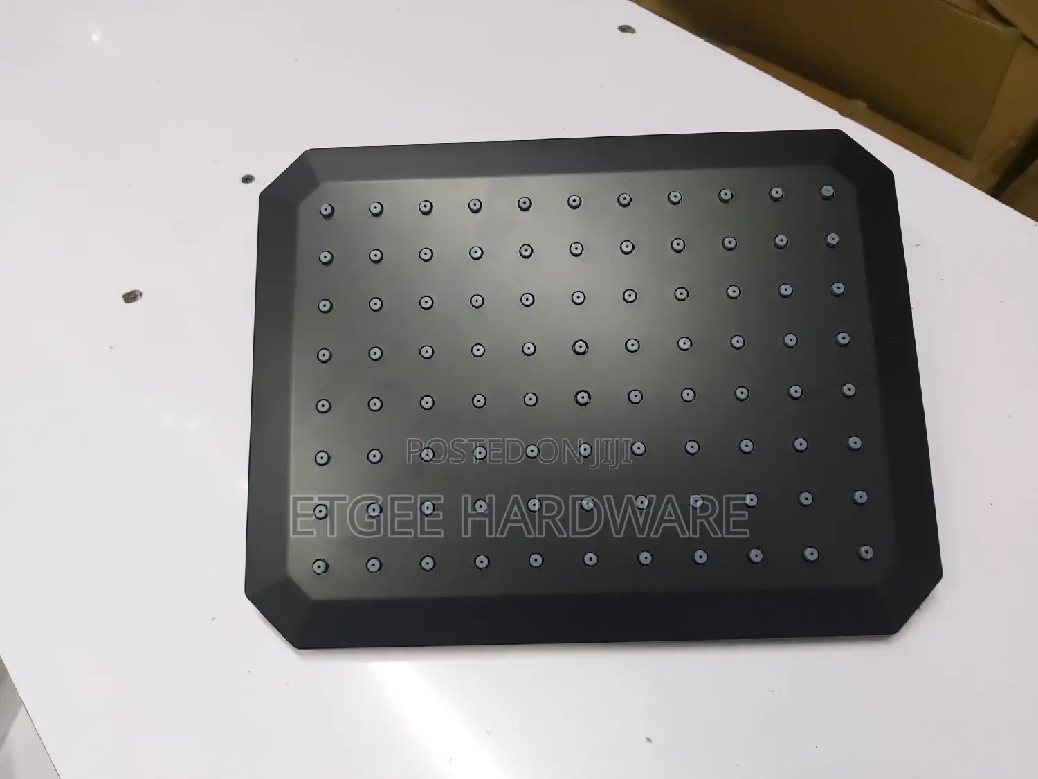 Shower Head Black Square