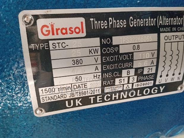 Girasol 25kw Three Phase Alternator (Generator) - thumbnail 2