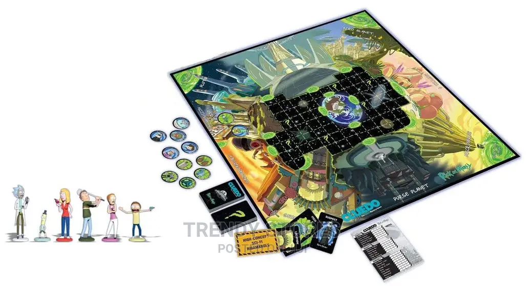 Cluedo,The Classic Mystery Game (Rick Morty)