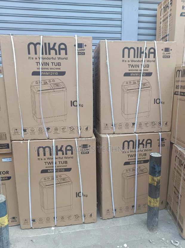 Mika 10kg Twin Tub Semi Automatic Washing Machine