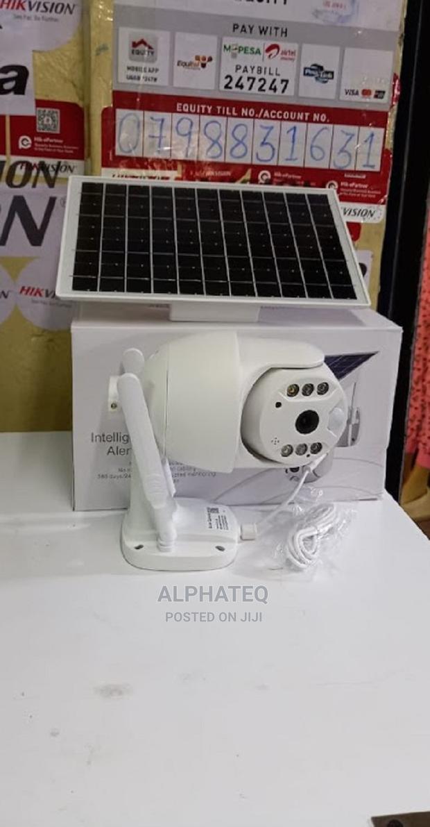 Solar Powered 4G GSM PTZ 360 Camera Rotating PTZ Waterproof