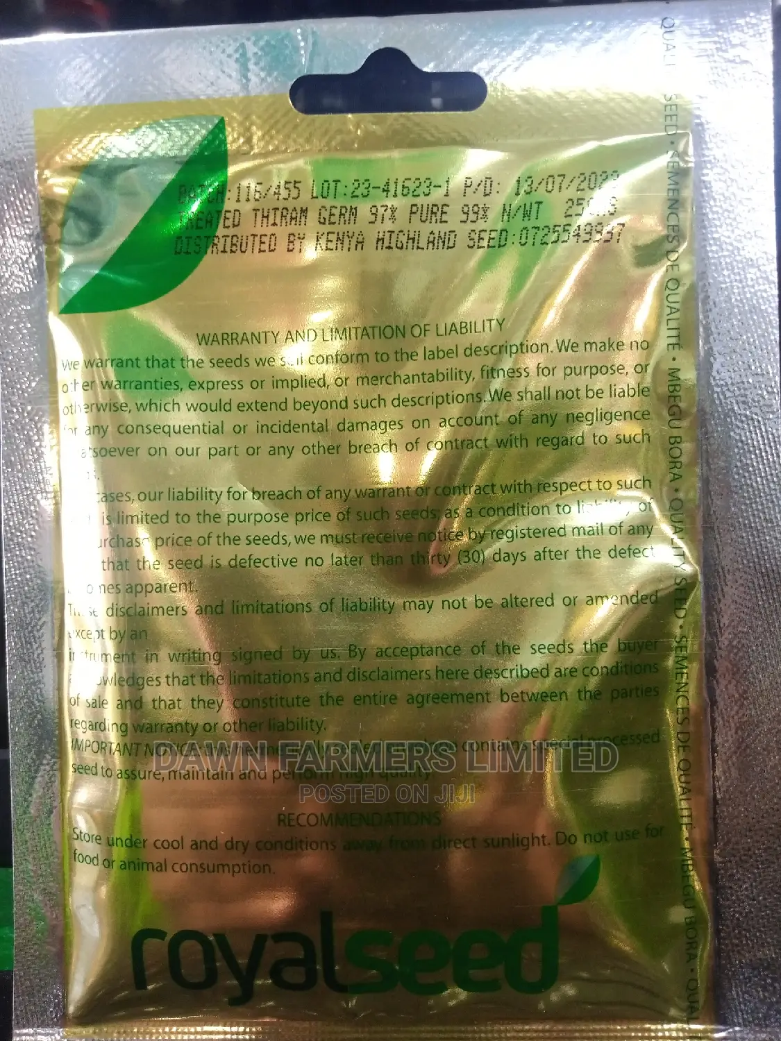 Kale Headed 25gms