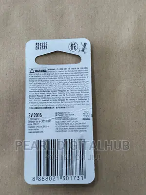 Energizer Cr 2016 Lithium Battery 3volts