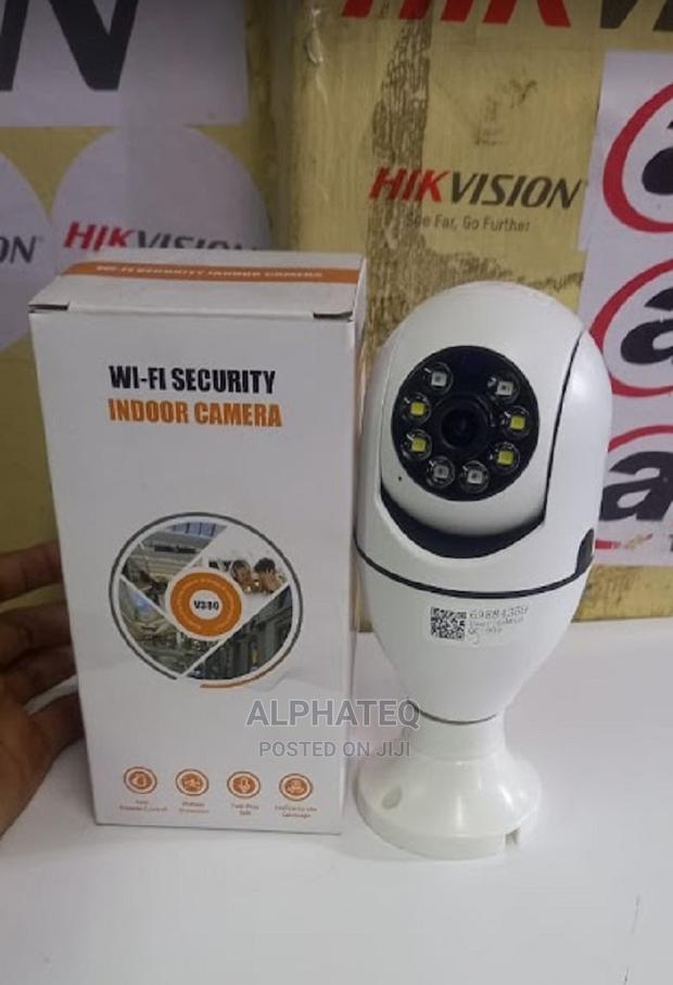 PTZ E27 Bulb Wireless Security Camera,1080P - main view