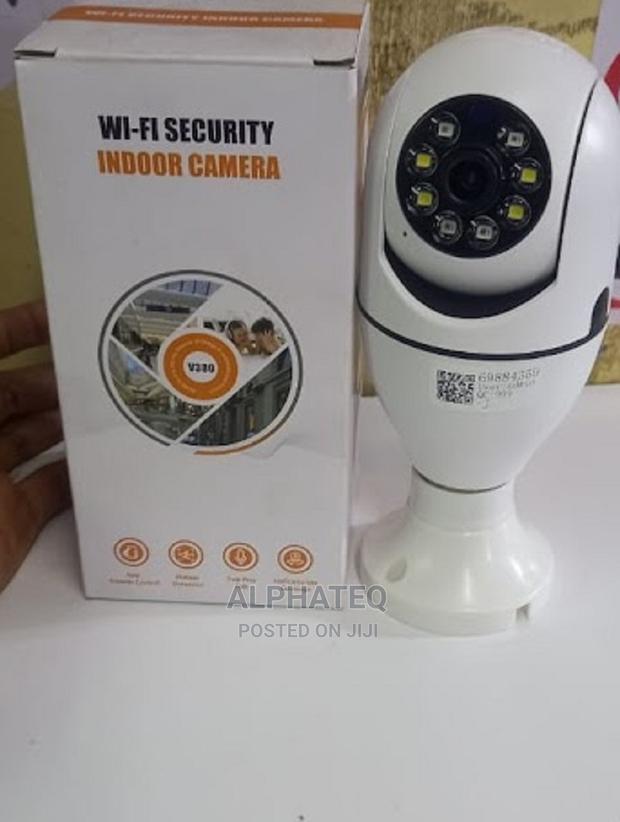 PTZ Bulb Camera Rotating 360degrees With 2way Audio - main view