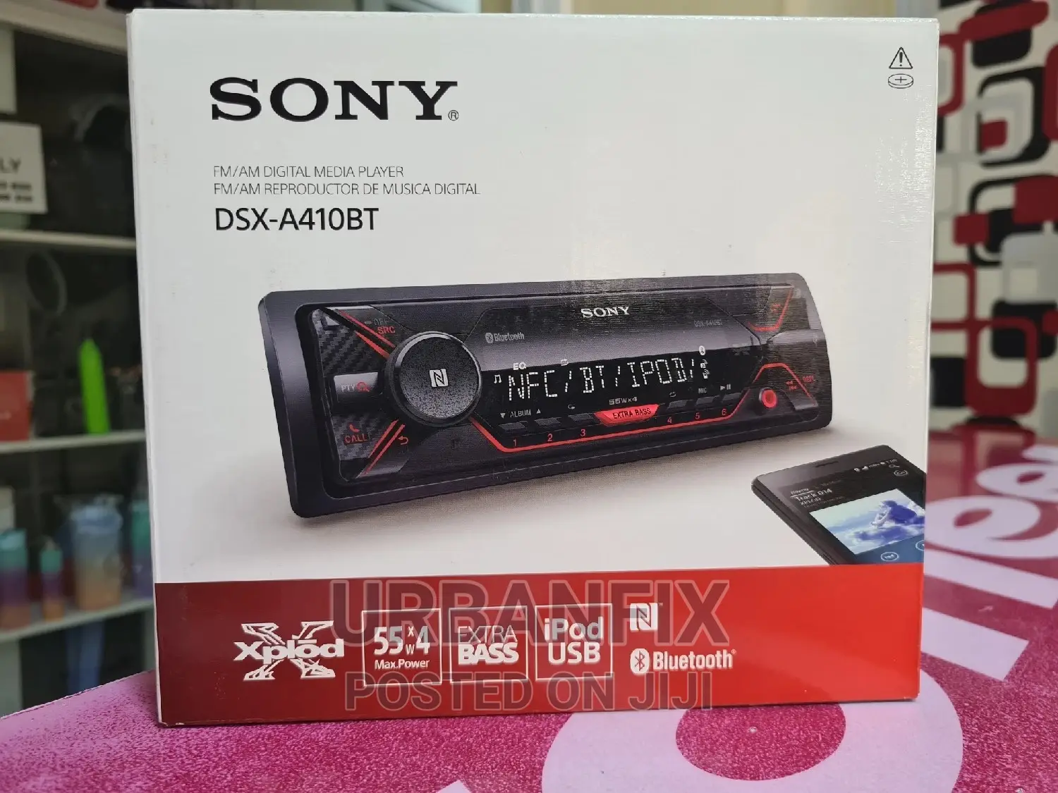 Sony Bluetooth Car Radio With FM, Usb, NFC
