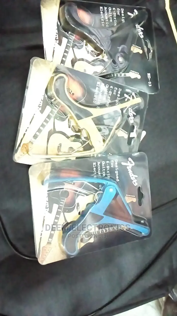Fender Guitar Capo,Black, Gold and Blue Available