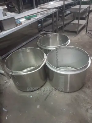 Stainless Steel 100ltrs Sufuria