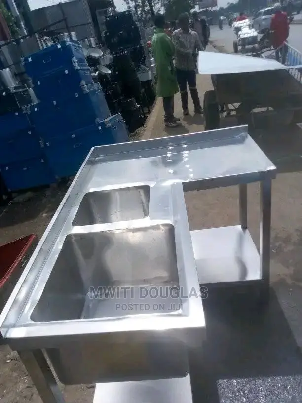 Double Sink With Working Top