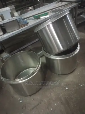 Stainless Steel 100ltrs Sufuria