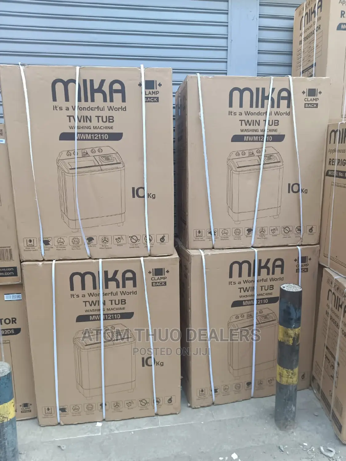 Mika 10kgs Twin Tub Washing Machine ,