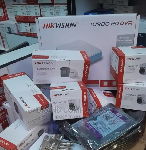 16 Channels Hd Turbo CCTV Camera Full Package Kit -16 Camera