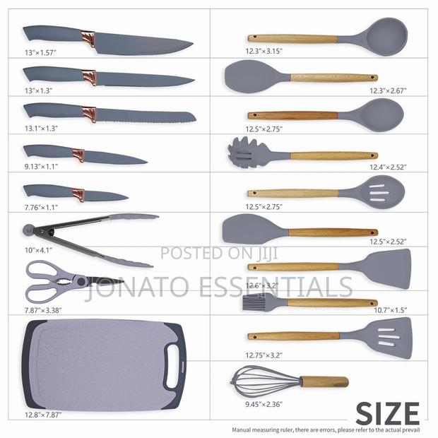 19pc Nonstick Kitchen Utensil Set - thumbnail 2