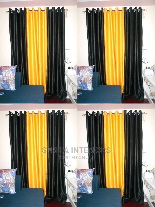 Black and Yellow Curtains Yellow Curtains Black Curtains - main view