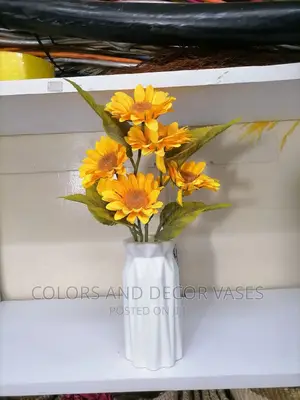 Sunflowers and Vase