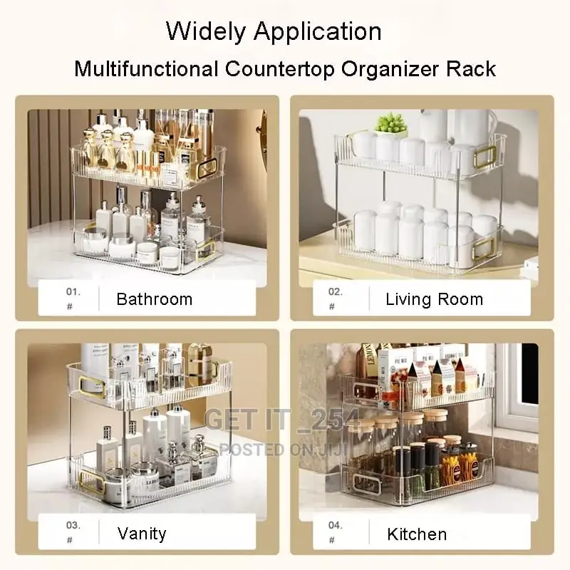 Multipurpose 2 Tier Decorative Organizer