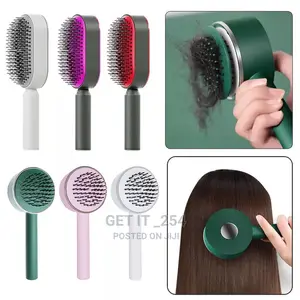 Self Cleaning Massage Comb/ Hair Brush