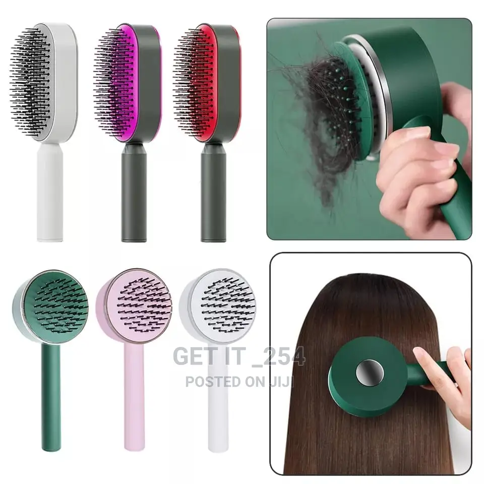 Self Cleaning Massage Comb/ Hair Brush