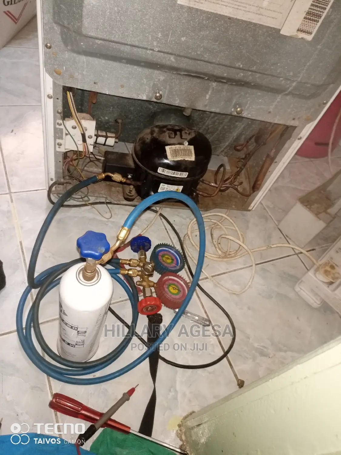 Non Frost Fridge Service and Gas Top Up
