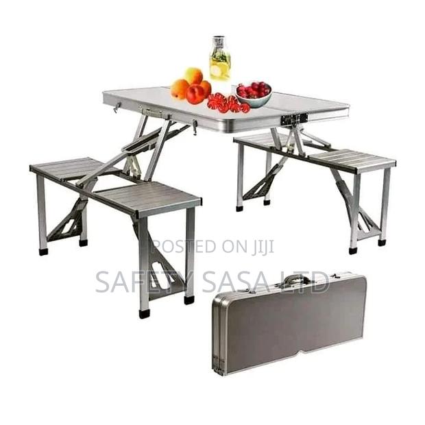 Portable Picnic Aluminium Table - main view