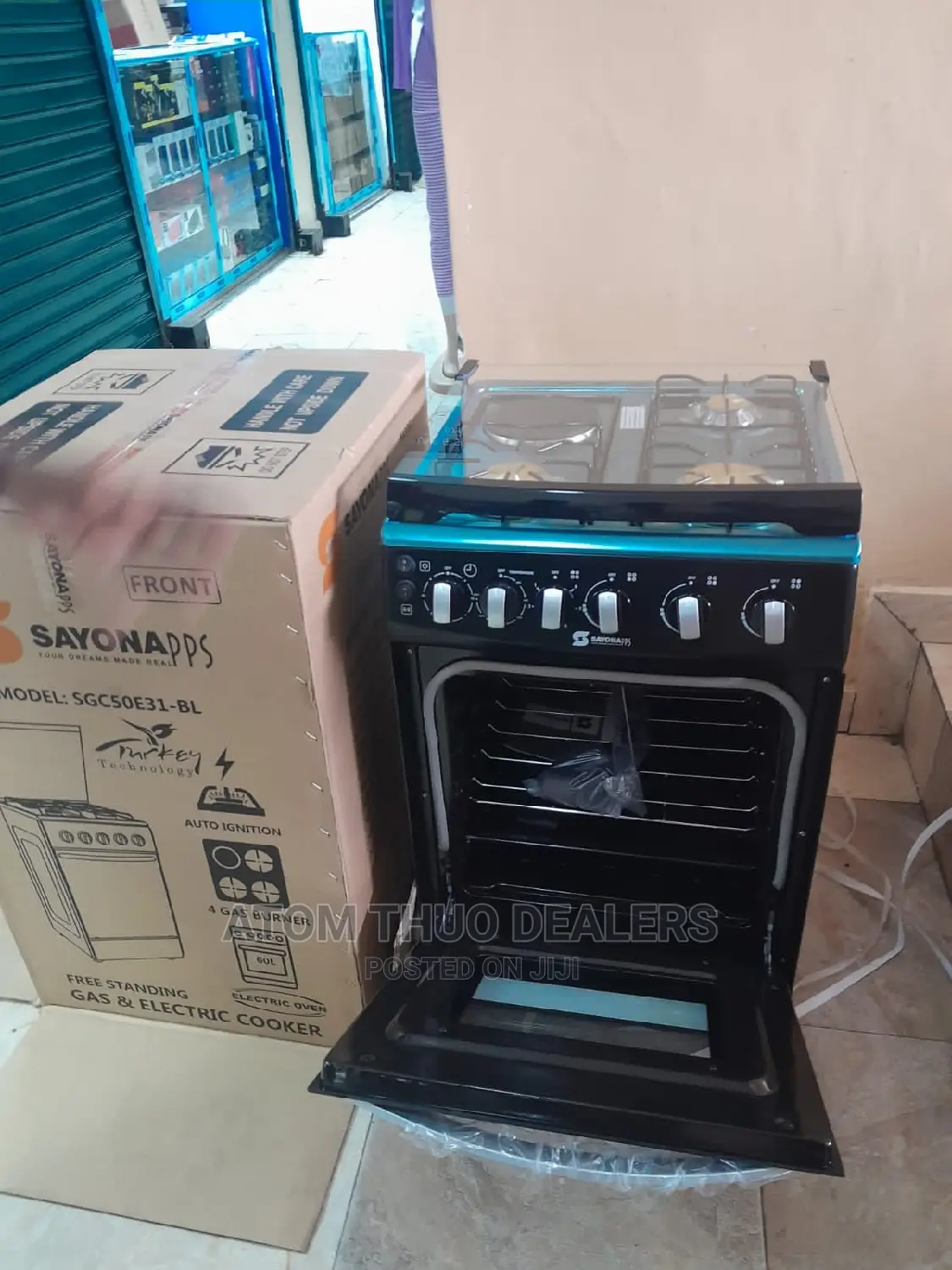 Sayona 3 + 1 Electric Oven Standing Cooker., , ,.,., ,.,.