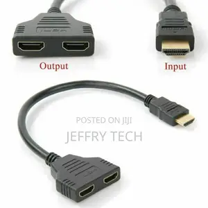 HDMI Cable Splitter Adapter 2.0 Converter 1 in 2 Out 1 Male