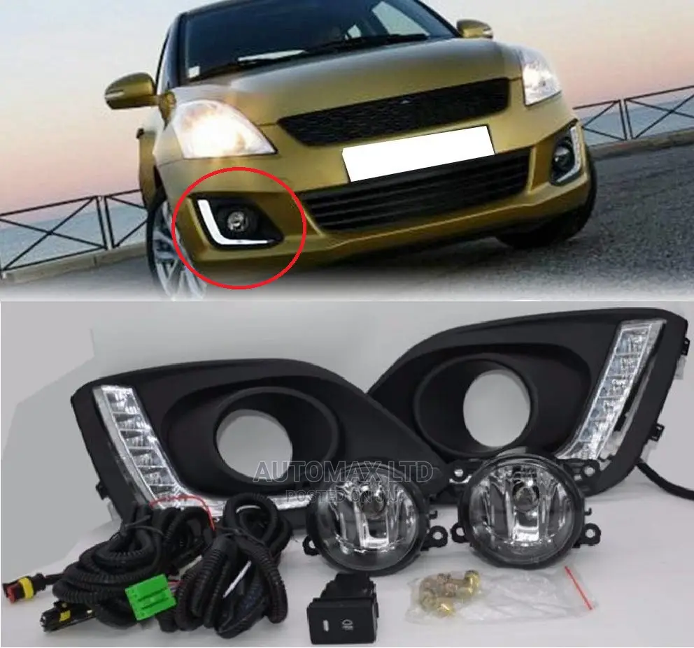 Fog Lights With Daytime Running Light for Suzuki Swift 2015+