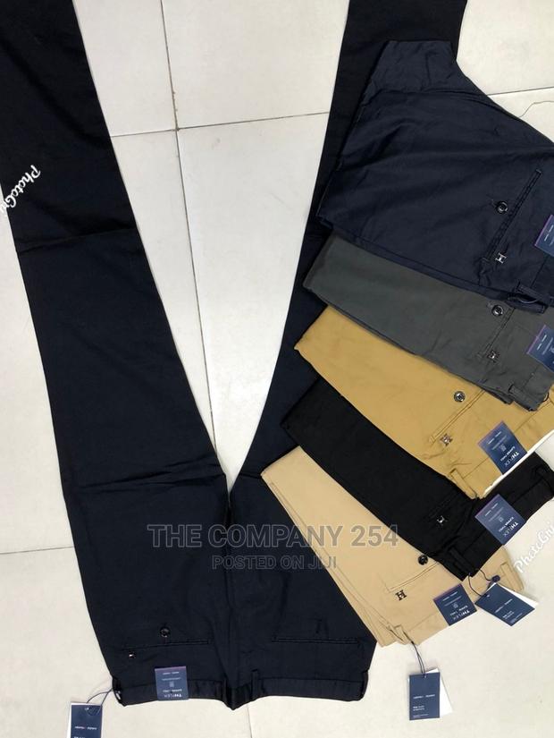 Mens Designer Quality Assorted Official Hard Khaki Pants - main view