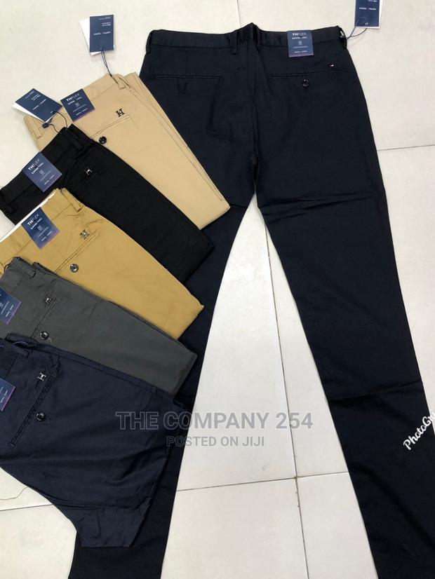 Mens Designer Quality Assorted Official Hard Khaki Pants - thumbnail 3