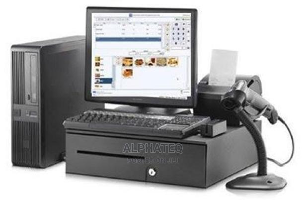 Retail Point of Sale Software With Printer Computer - main view