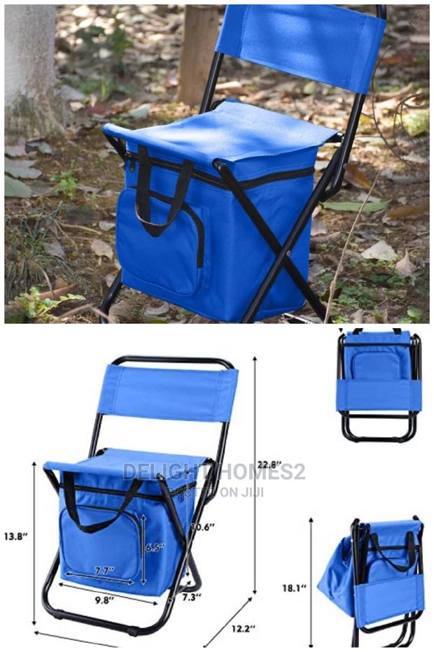 Chair With Cooler Bag Compact Fishing Stool