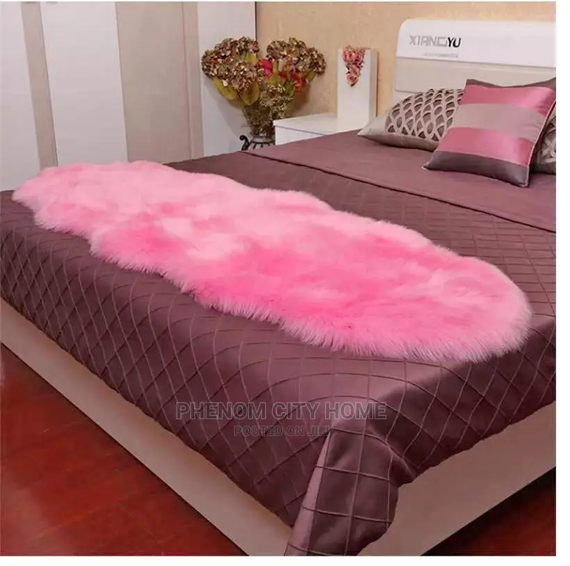 Bedside Faux Fur Mats