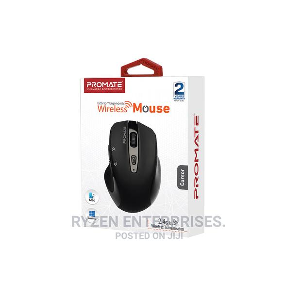 Promate 2200 DPI Ergonomic Wireless Optical Mouse. - main view