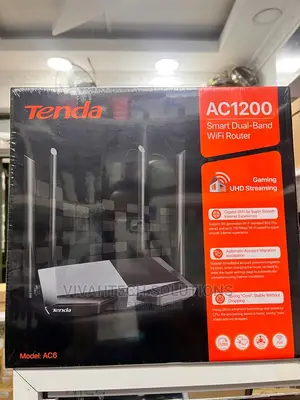 Tenda Ac6 Ac1200 Dual-Band Wifi Router Ac1200