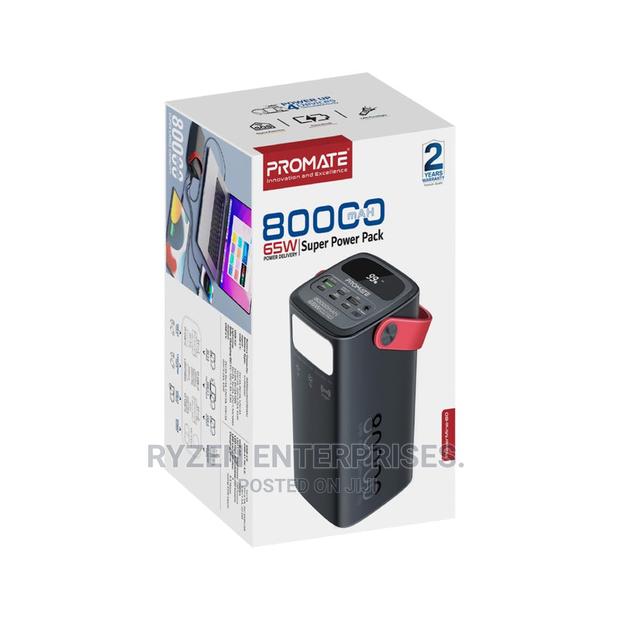 Promate 80000mah Powerpack With 65WPD. - main view