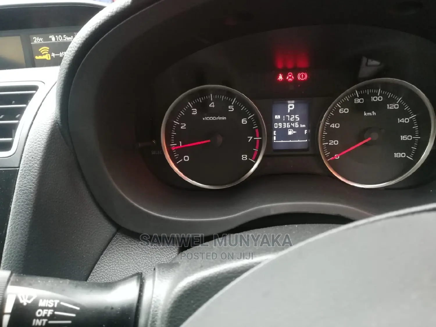 Subaru Impreza 2016 Black