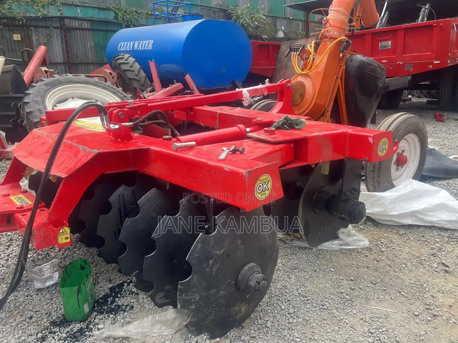 Hydraulic 18 Disc Harrow