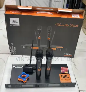 JBL VM860 Dual Wireless Microphone System